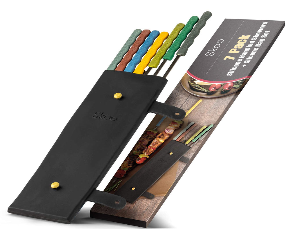 Skoo skewers in dishwasher illustrating easy cleanup