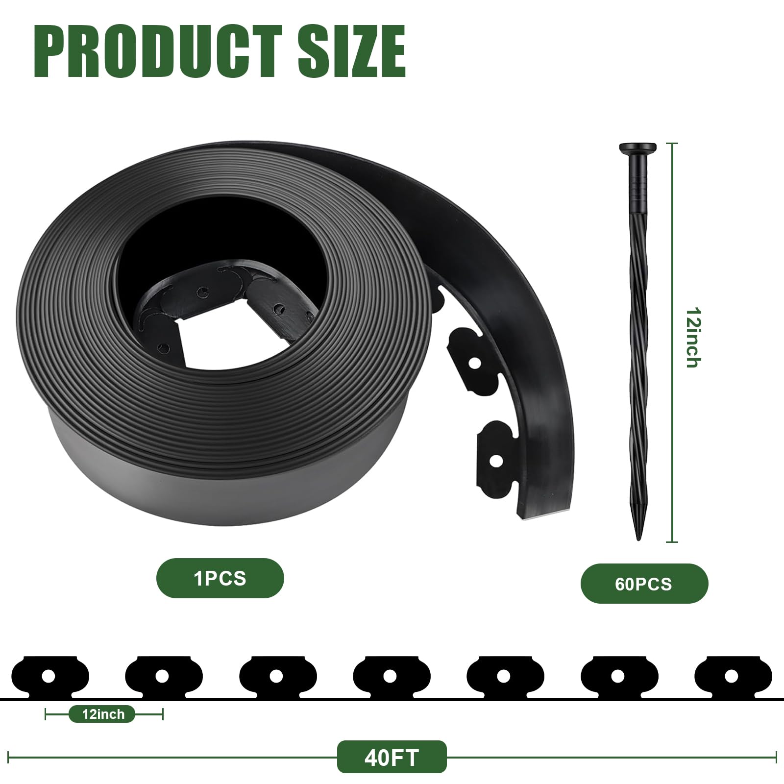 SKWIRRLE close-up of the edging profile highlighting durable plastic strength