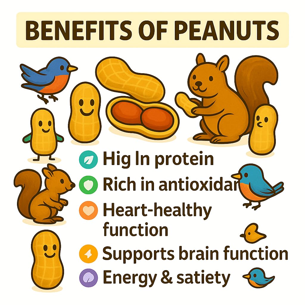 Sky Ecommerce squirrel holding and eating a whole-in-shell peanut, great wildlife appeal