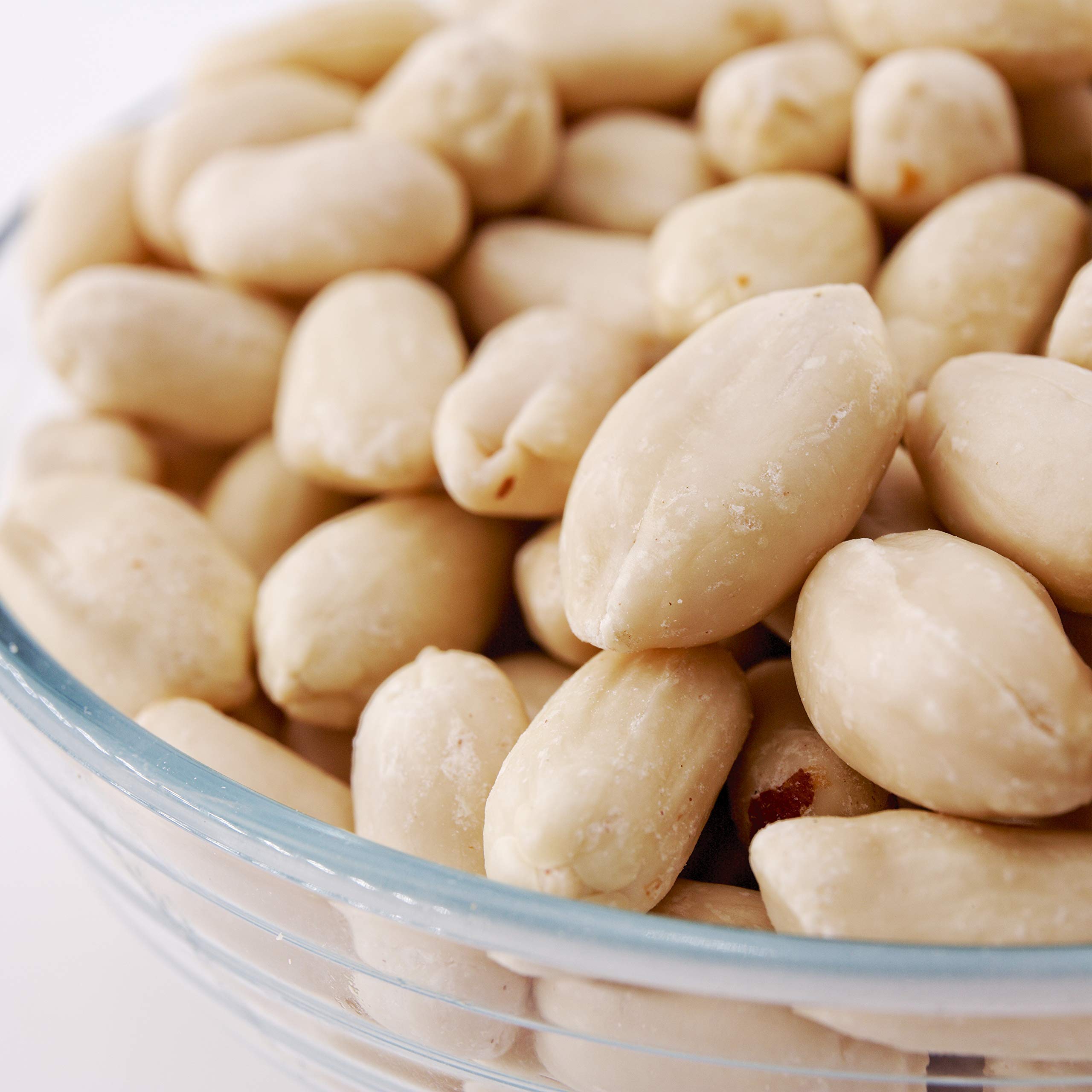Sky Ecommerce close-up of blanched peanut kernels highlighting clean texture and even roasting