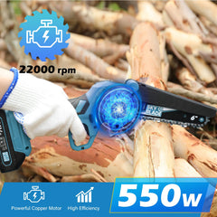 SkyBlade in one-handed use pruning a branch to show easy maneuvering