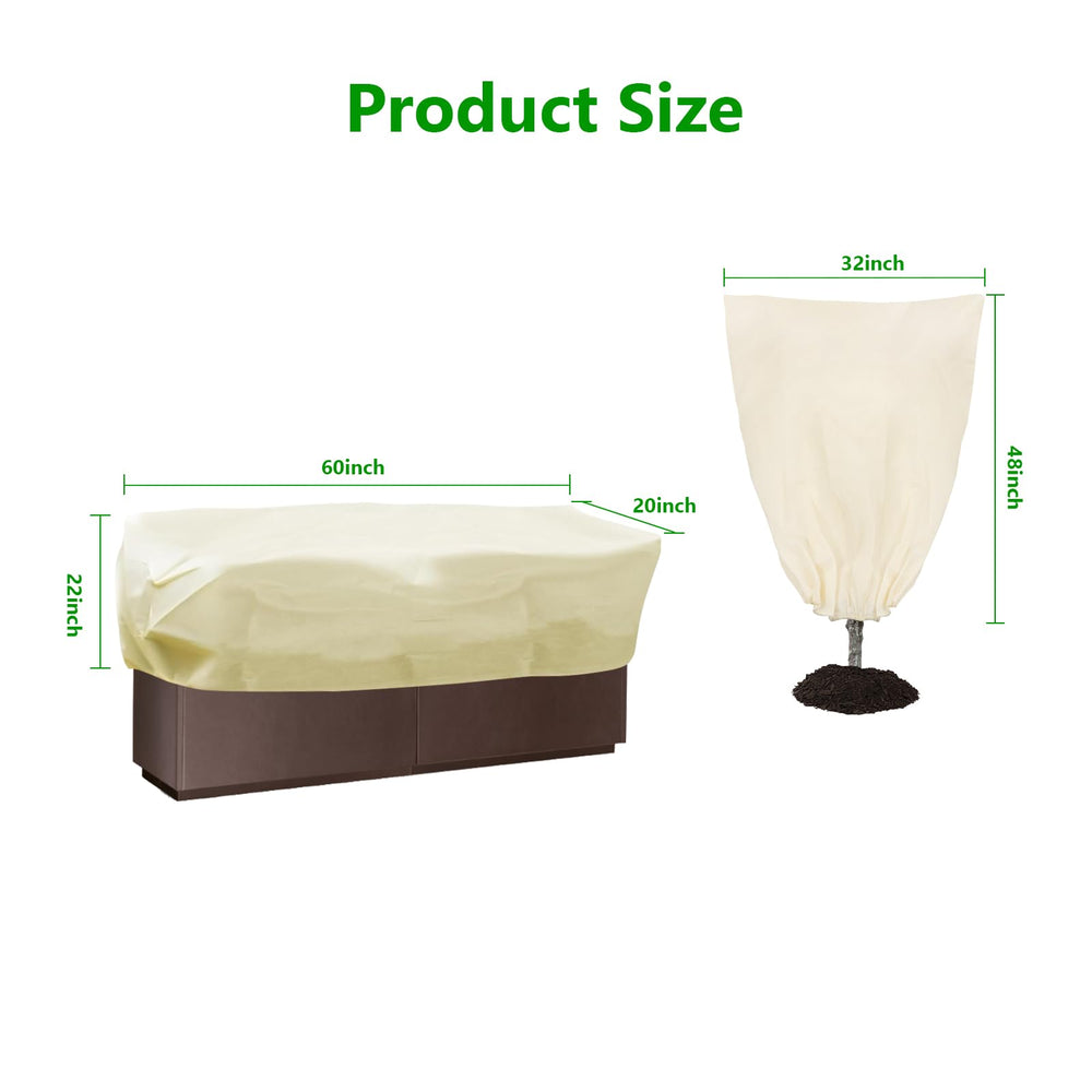 Skycow rectangular cover draped over raised bed protecting vegetables
