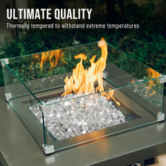 Skyflame fireglass in decorative bowl illustrating modern outdoor living styling