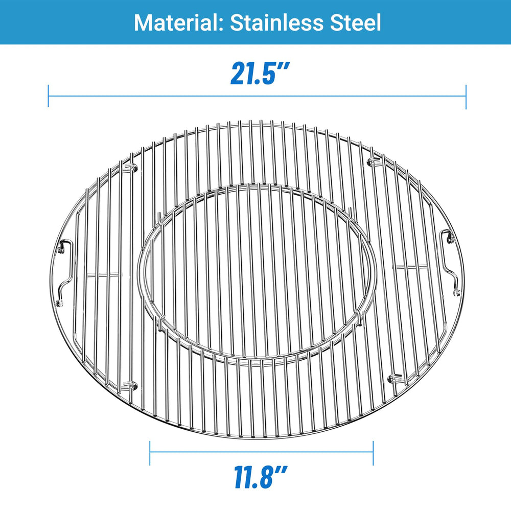 Skyflame close-up of stainless steel texture for durable, rust-resistant cooking