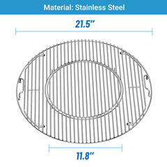 Skyflame close-up of stainless steel texture for durable, rust-resistant cooking