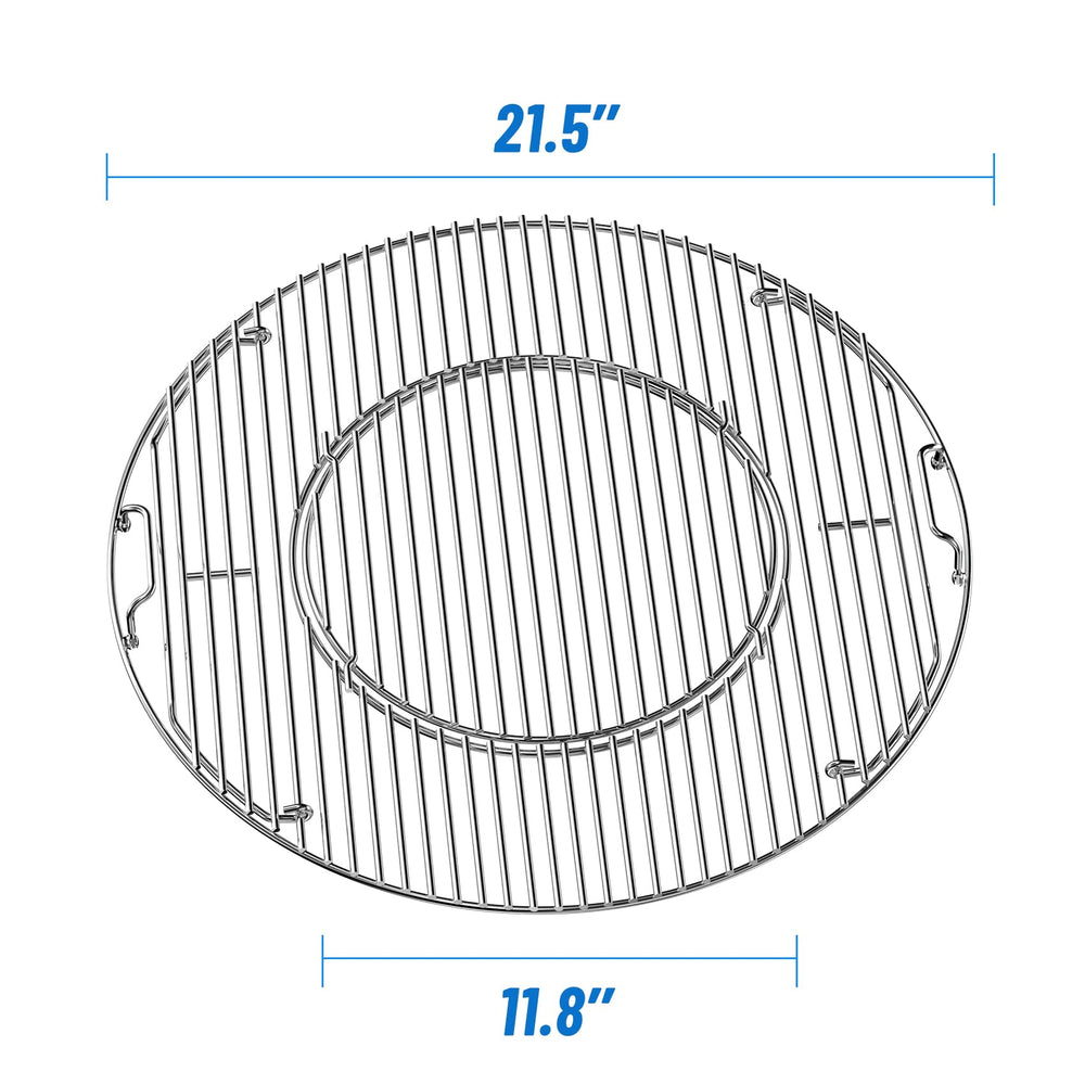 Skyflame close up of plated steel bars showing durable smooth surface benefit