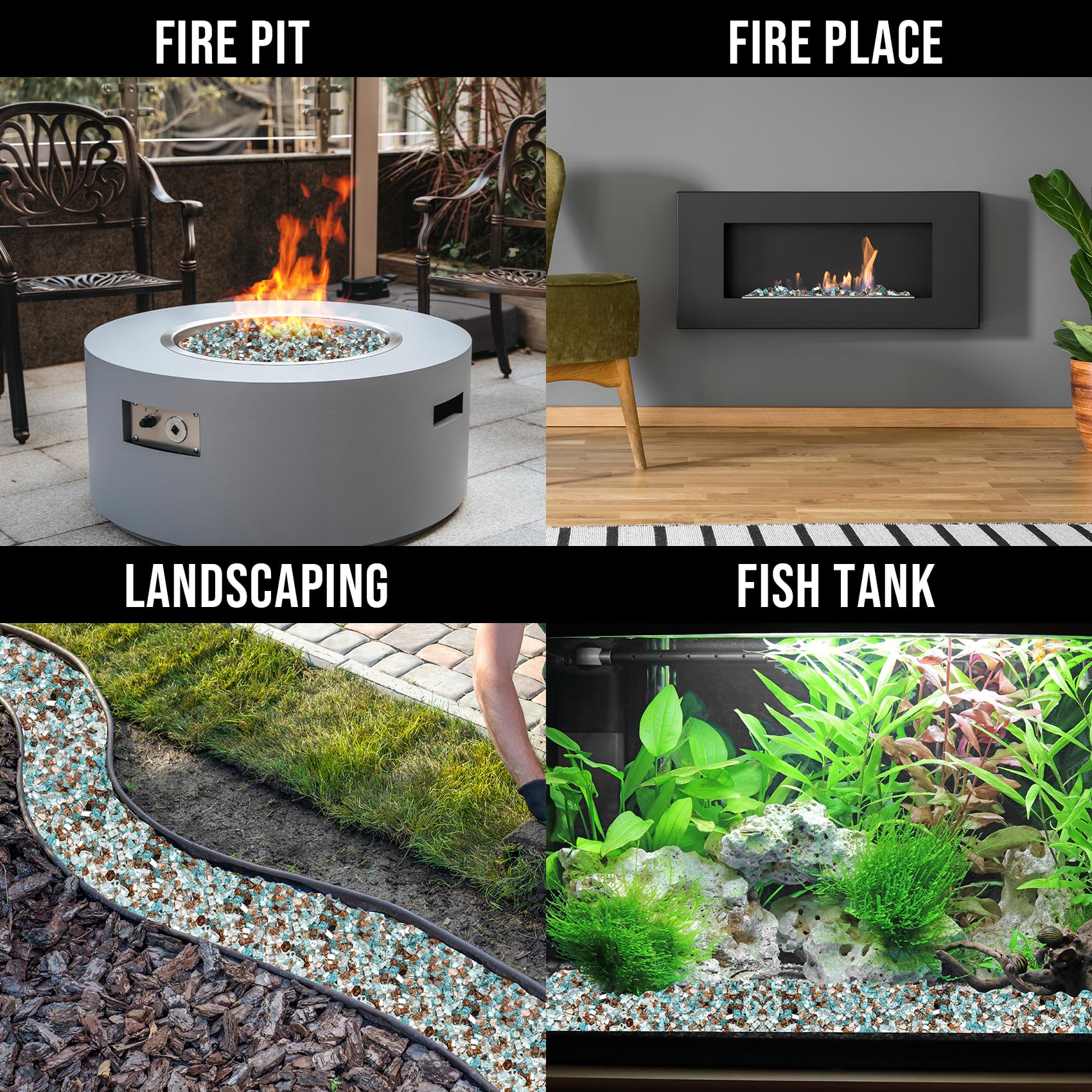 Skyflame fire pit in backyard evening setting adding modern ambiance