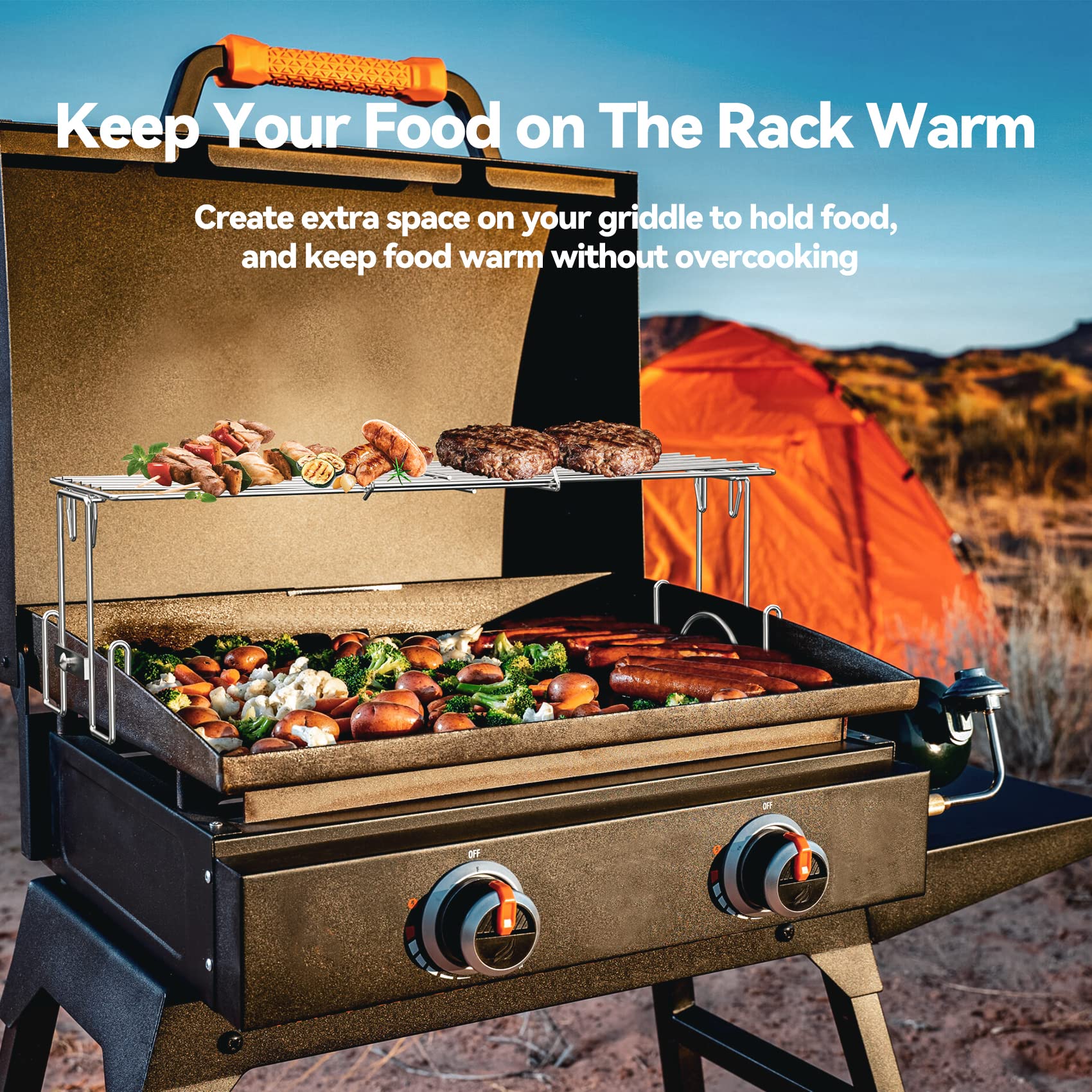 Skyflame lifestyle backyard grill setup for coordinated serving