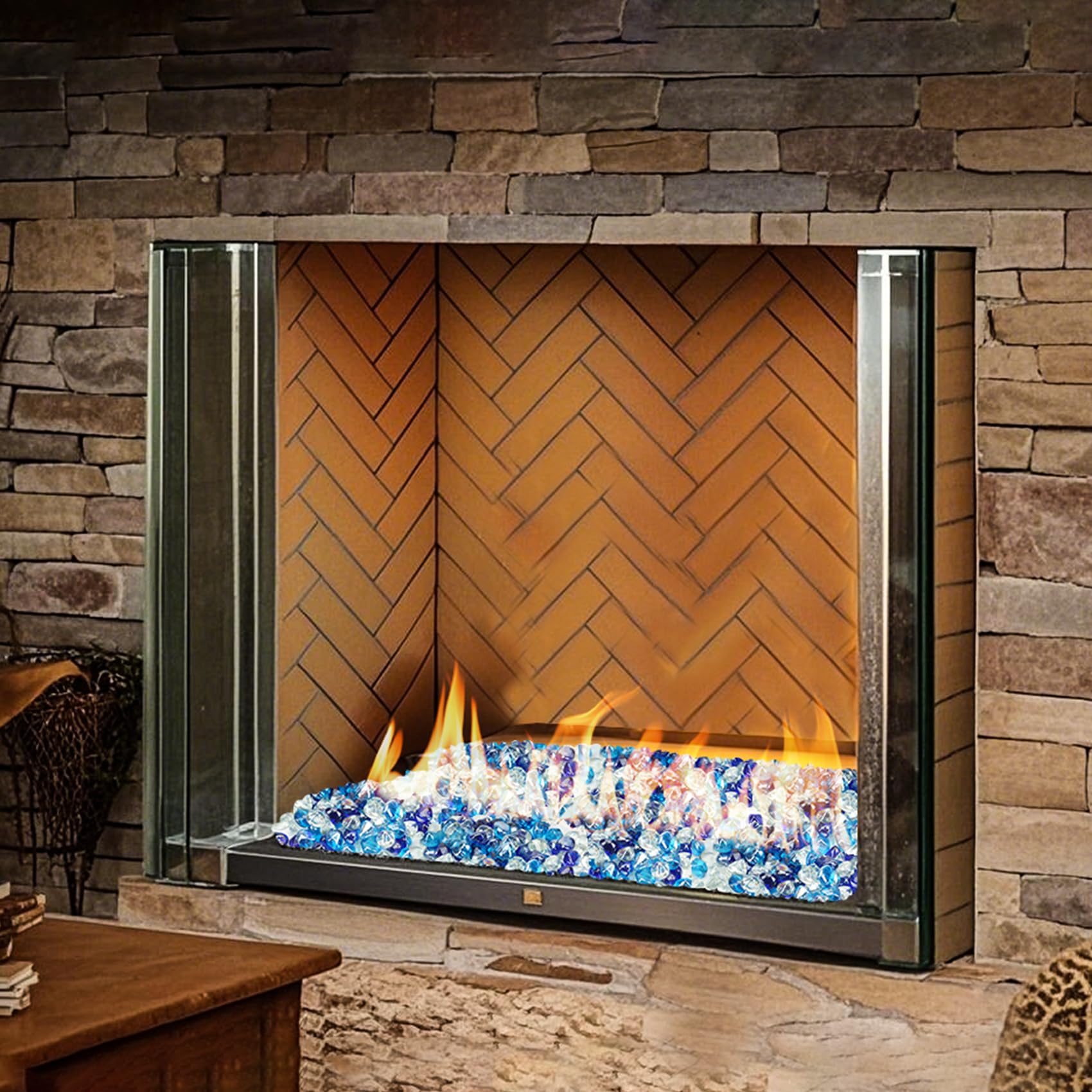 Skyflame outdoor backyard fire pit showcasing stylish ambiance