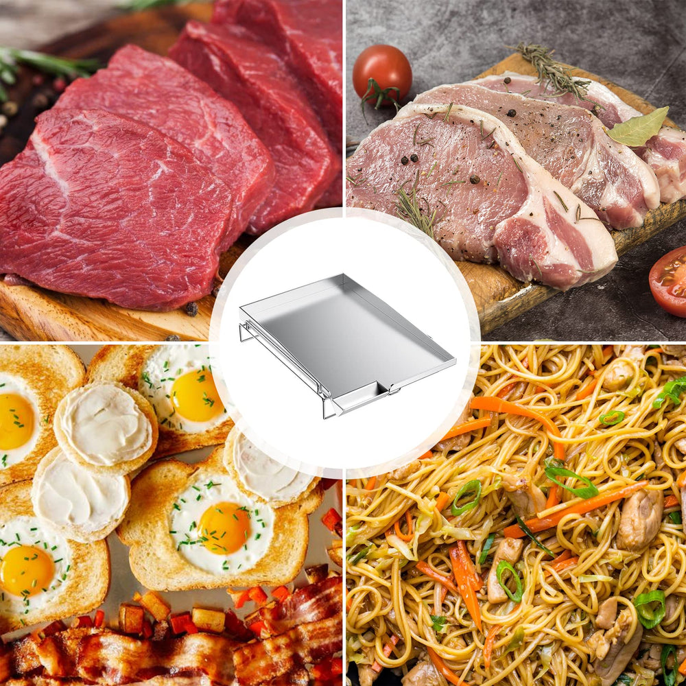 Skyflame lifestyle shot cooking pancakes to show breakfast versatility and convenience