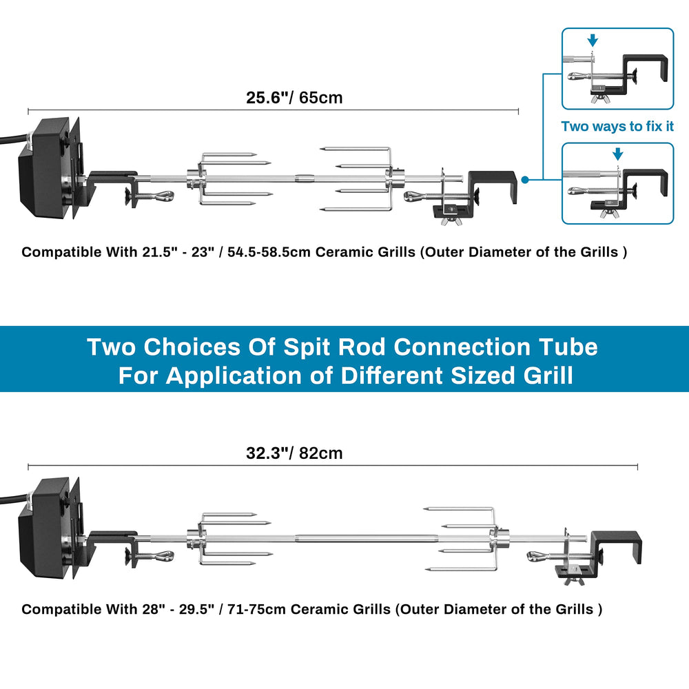 Skyflame stainless mounting brackets and fittings displayed for easy installation