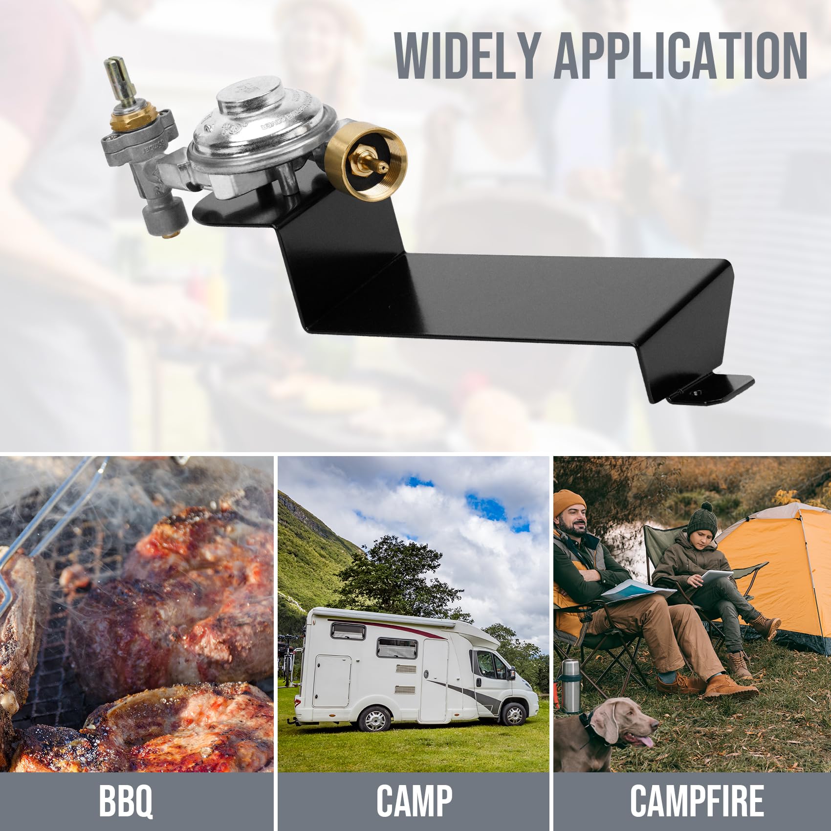 Skyflame lifestyle image of portable grill in backyard improving cook consistency