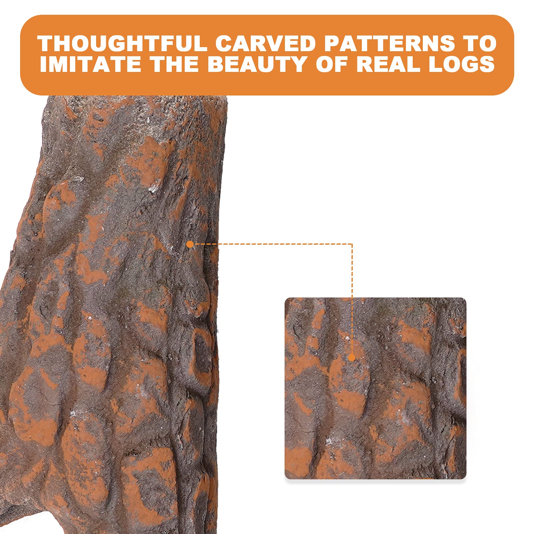 Skyflame pine cone detail image showing authentic shape and safe, clean-burning design