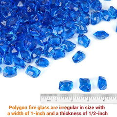 Skyflame polygon close-up highlighting facets that enhance sparkle