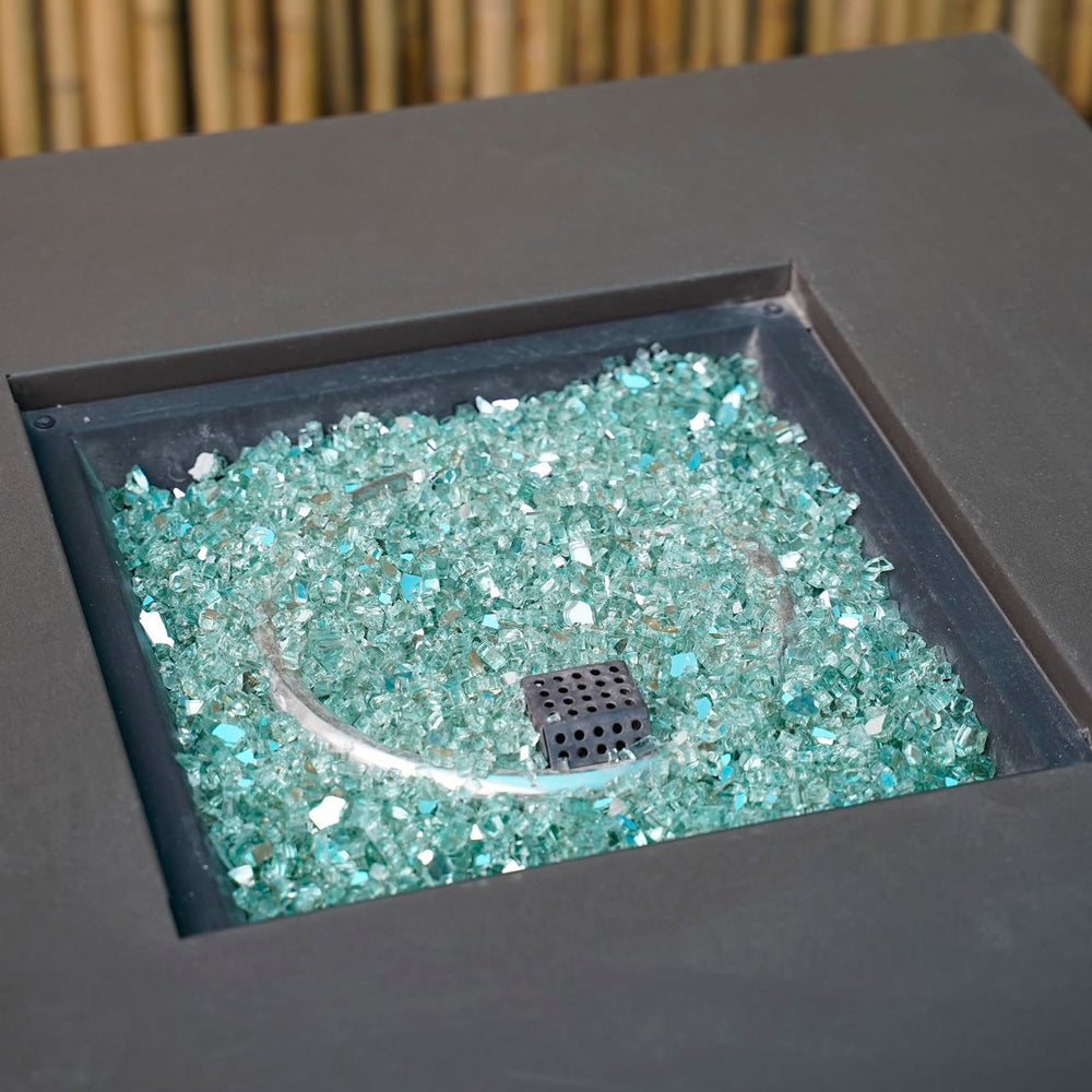 Skyflame poured from bag during setup for easy installation benefit