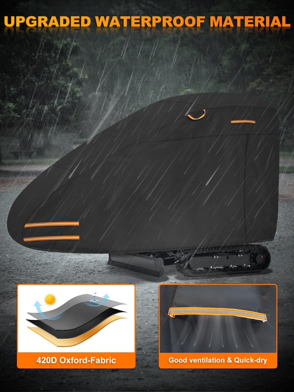 SKYJDM reflective strip and reinforced strap increasing onsite safety