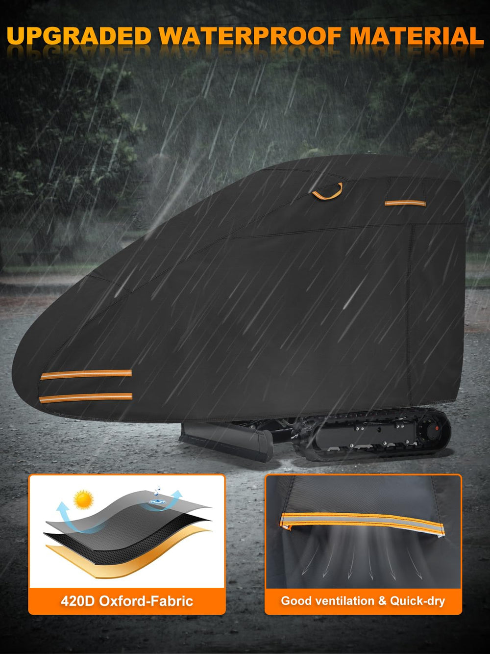SKYJDM reflective strip and reinforced strap increasing onsite safety