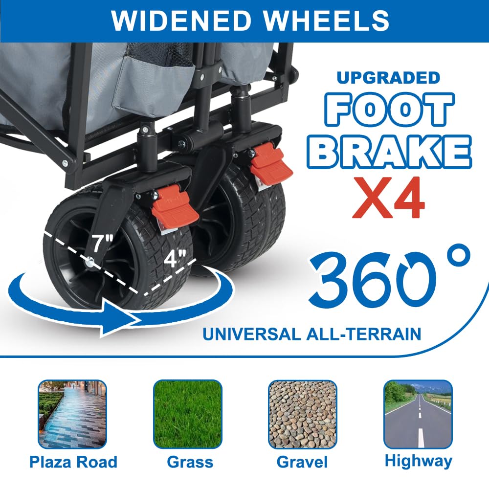 SKYMANOR large all-terrain wheel detail for smooth off-road rolling
