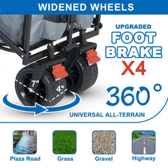 SKYMANOR large all-terrain wheel detail for smooth off-road rolling