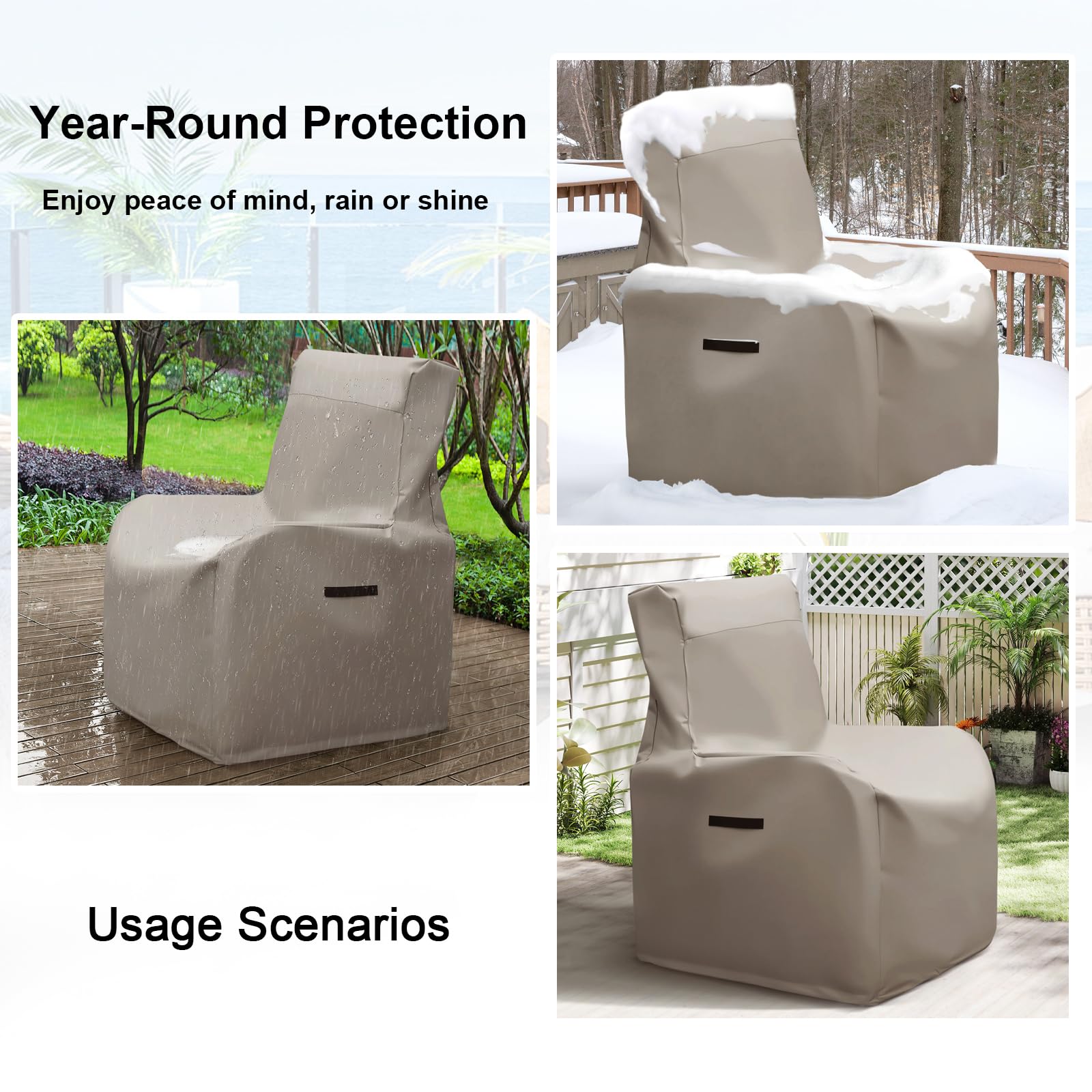 Skypatio folded cover compact for easy storage and transport