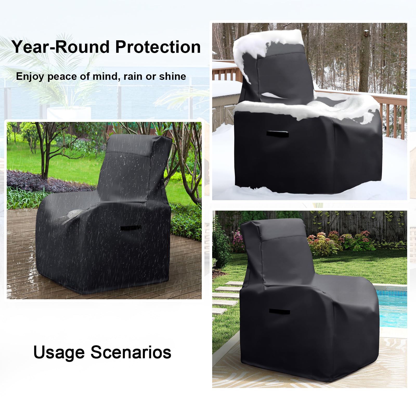 Skypatio size comparison with chair to show fit and scale benefits