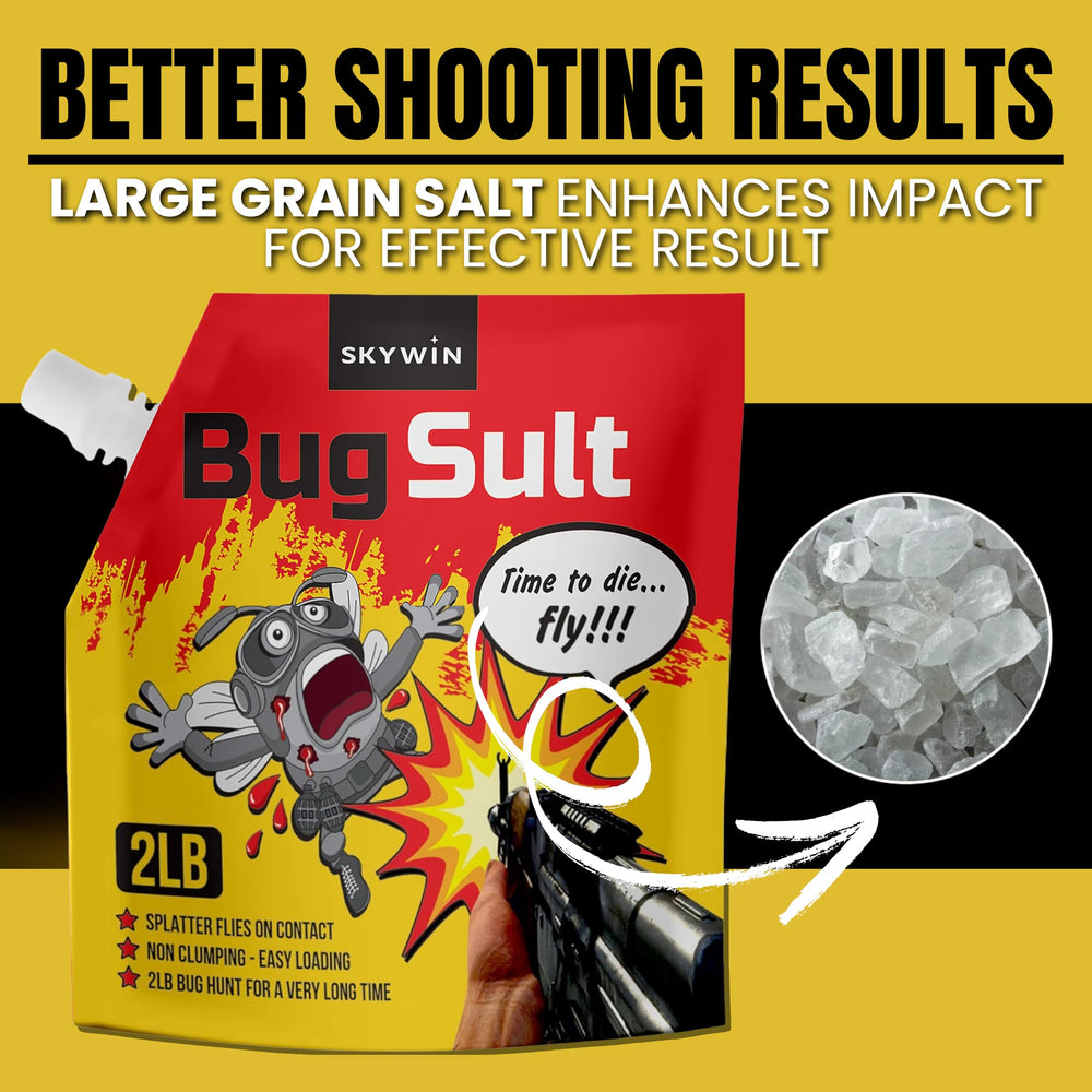 Skywin large-grain salt texture illustrating reliable dispensing