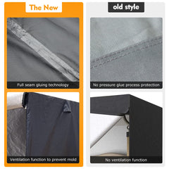 Slan Arrow double-stitched seam and zipper detail for stronger protection