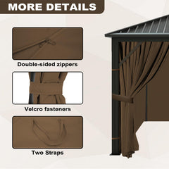 slashome installed panels creating private backyard gazebo for comfortable use