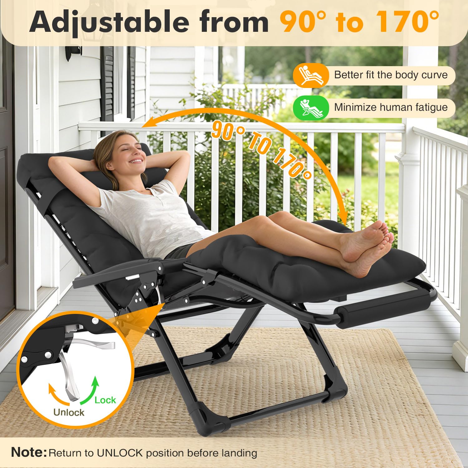 Slendor larger cup holder clipped to chair showing stable beverage placement benefit