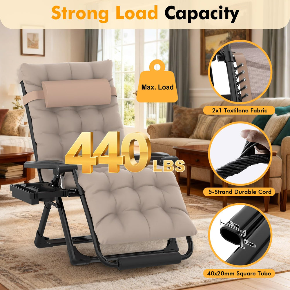 Slendor folded chair in car trunk for easy transport and storage