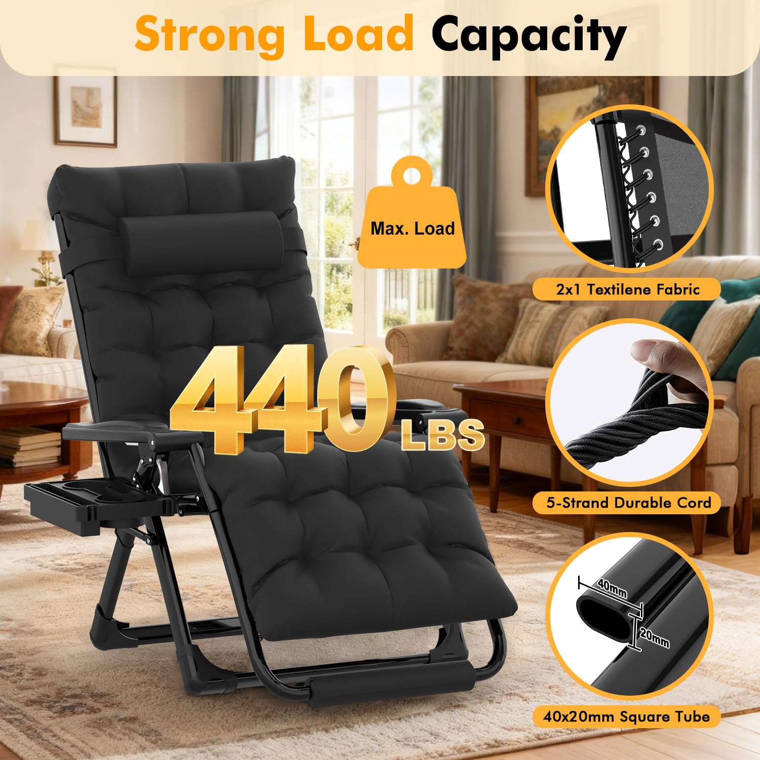 Slendor folded chair showing compact portability and easy transport benefit