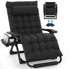 Slendor front view showing roomy seat and padded cushion for comfortable lounging