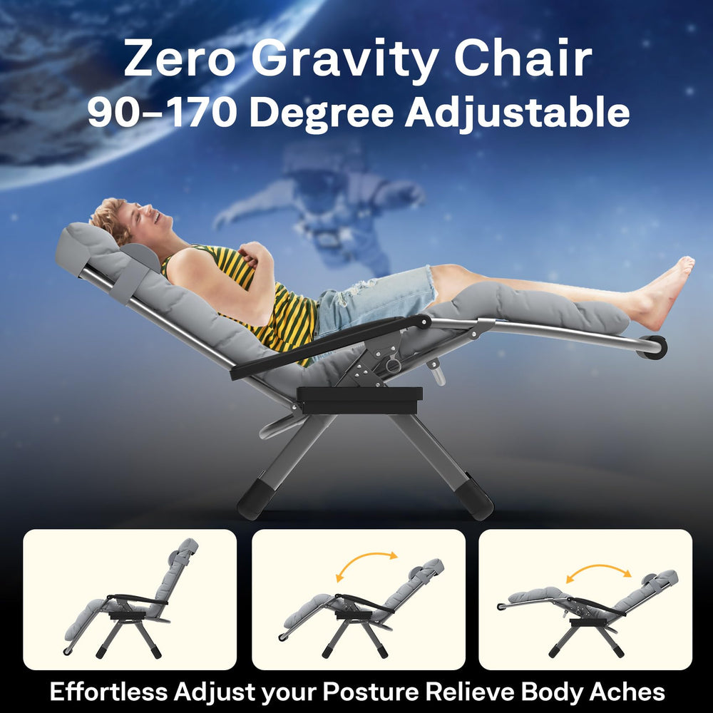 Slendor fully reclined chair on beach illustrating relaxed posture support