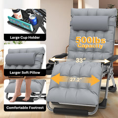 Slendor aluminum alloy locking buckle showing secure recline positions
