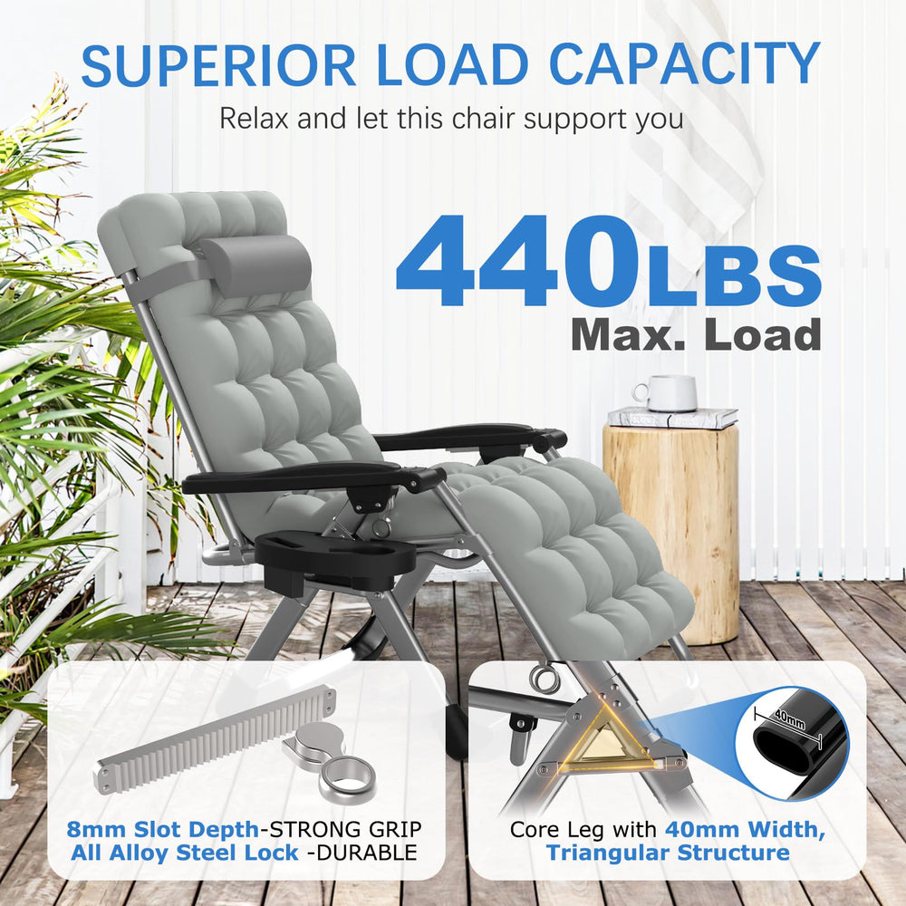 Slendor locking mechanism close-up showing durable secure recline benefit