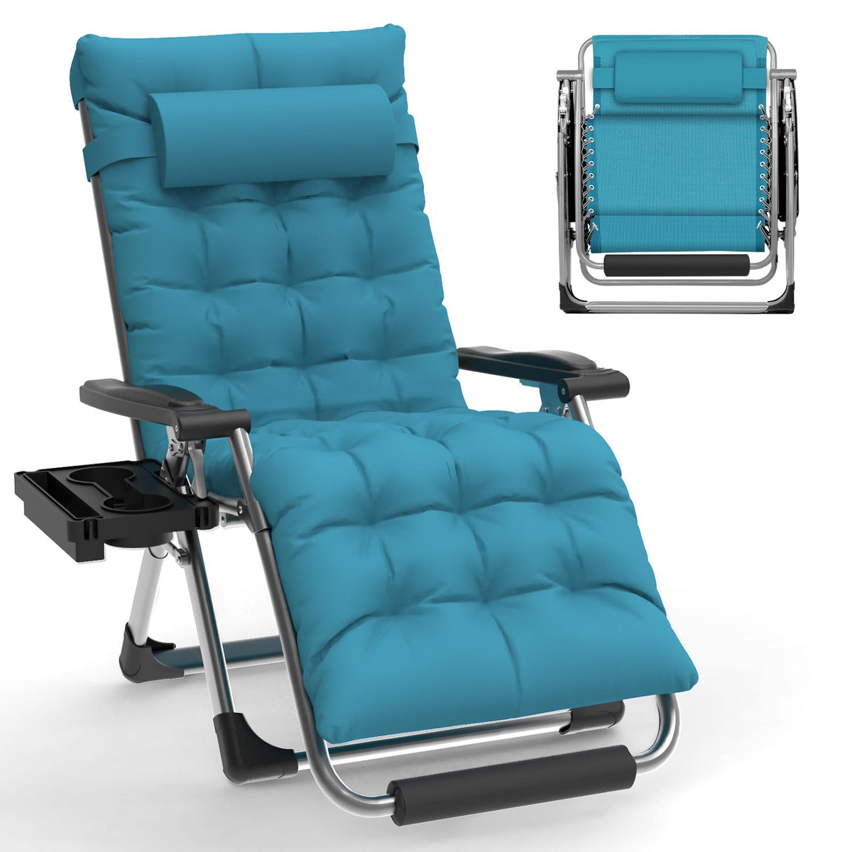Slendor chair front view showing full recline and comfort