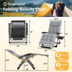 Slendor thickened steel frame detail showing durable construction for stability