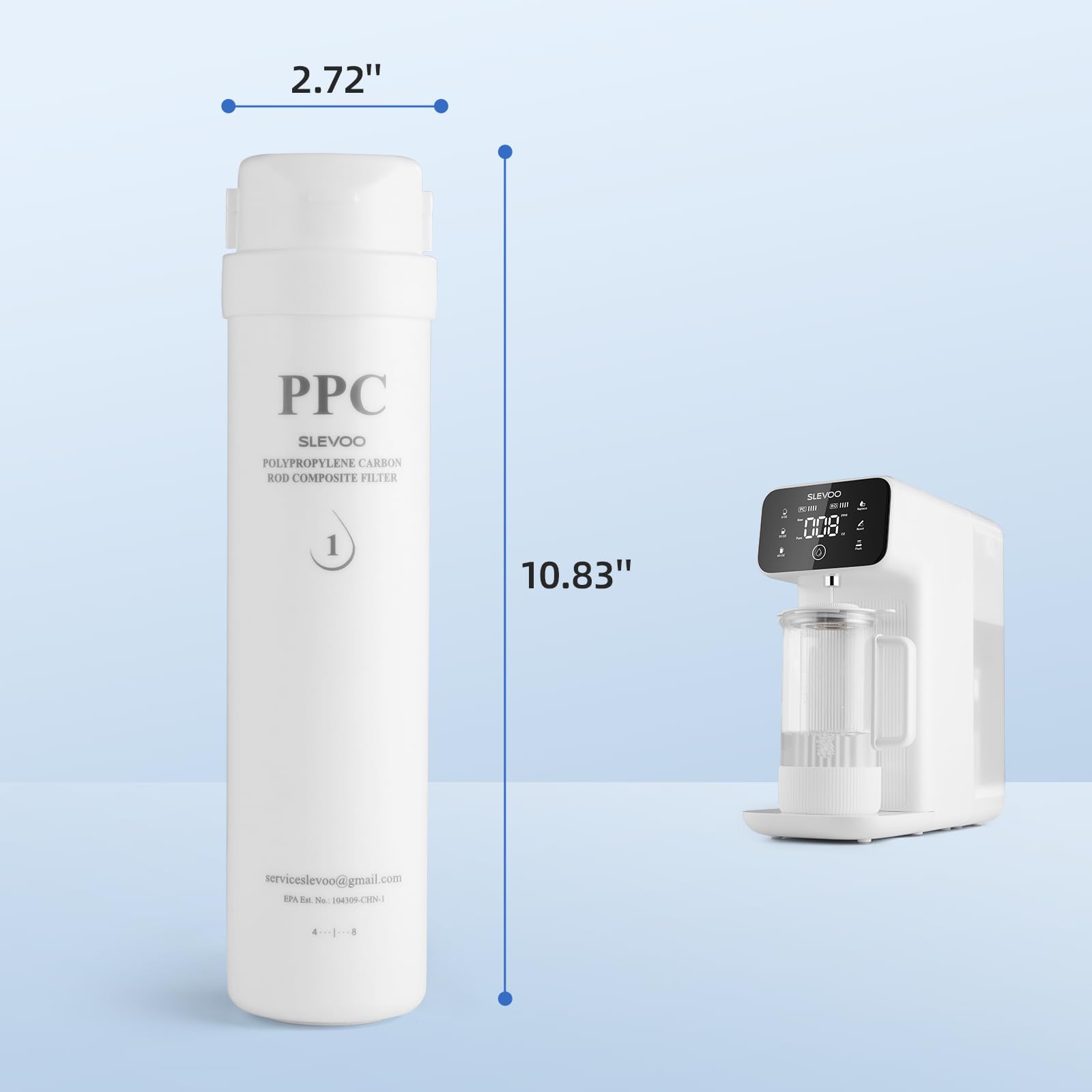 Slevoo PPC close-up of filter media texture for strong sediment capture and reliable protection