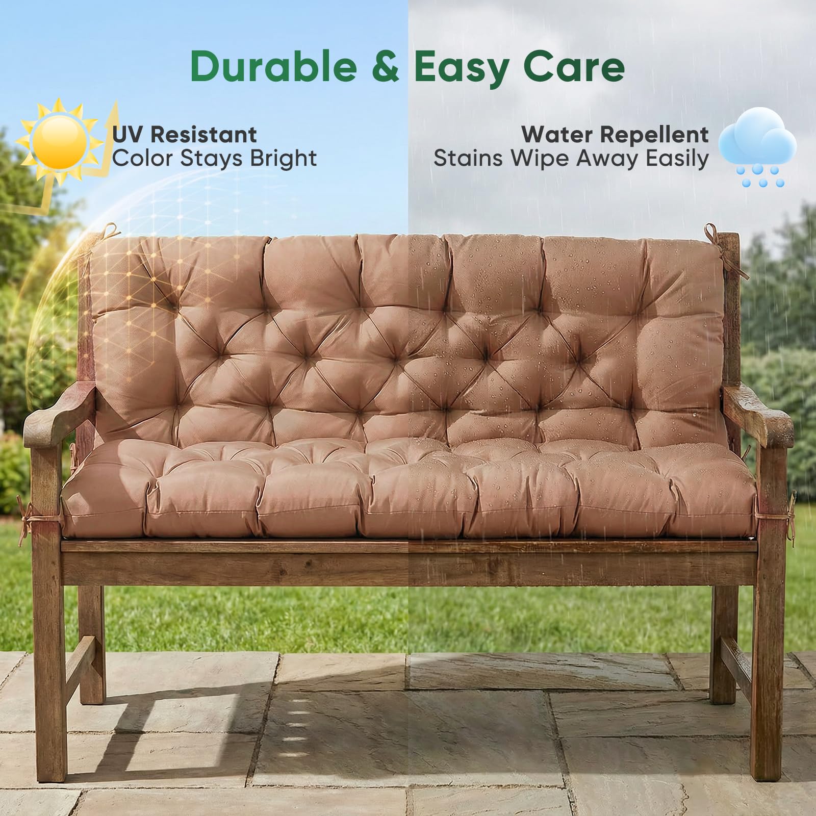 SLIMSTY side profile showing 4.7-inch thickness for plush seating