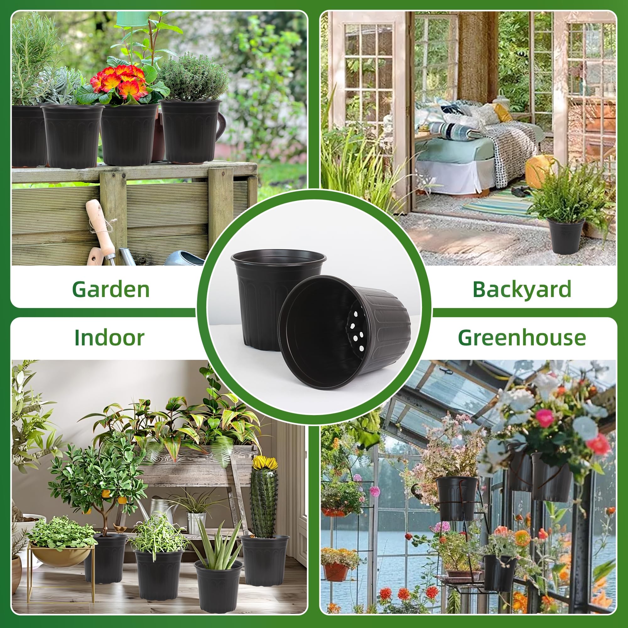 SLMKHHU stacked pots with raised rims for compact storage and easy handling