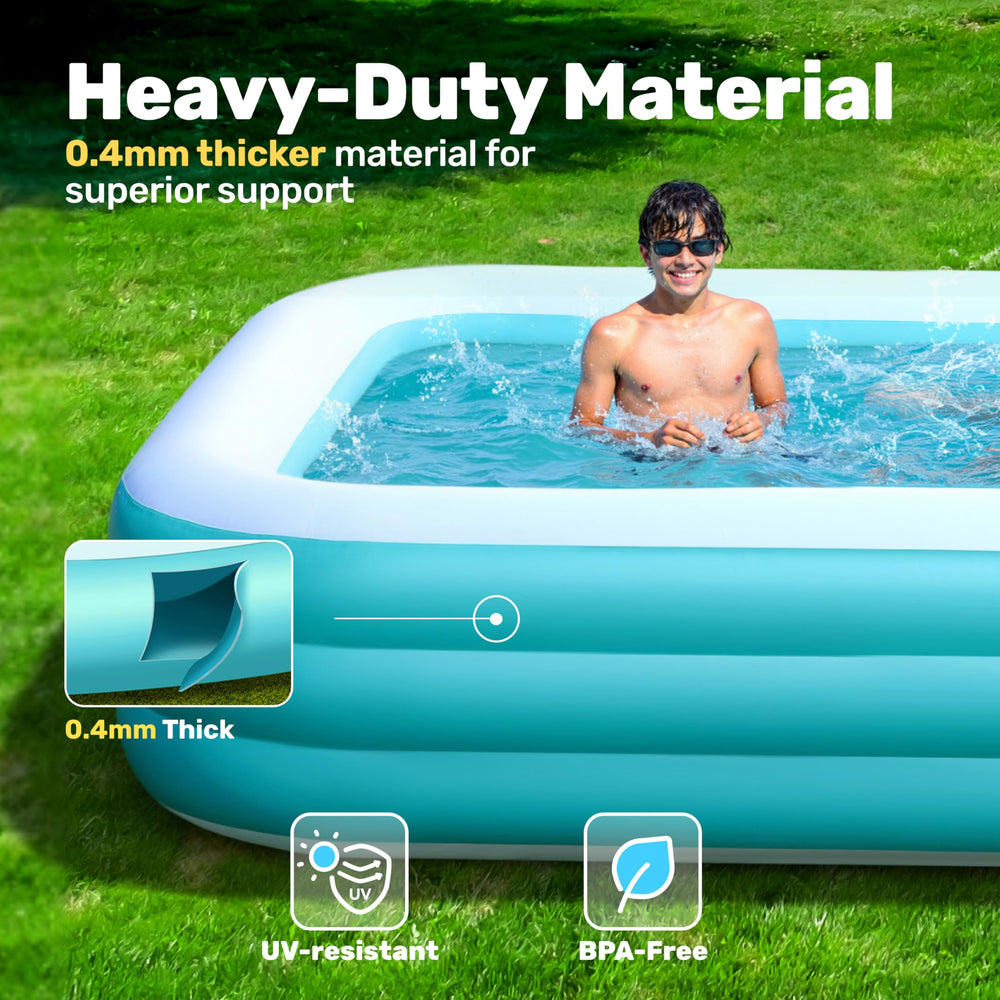 Sloosh inflatable bench close-up offering seated relaxation benefit