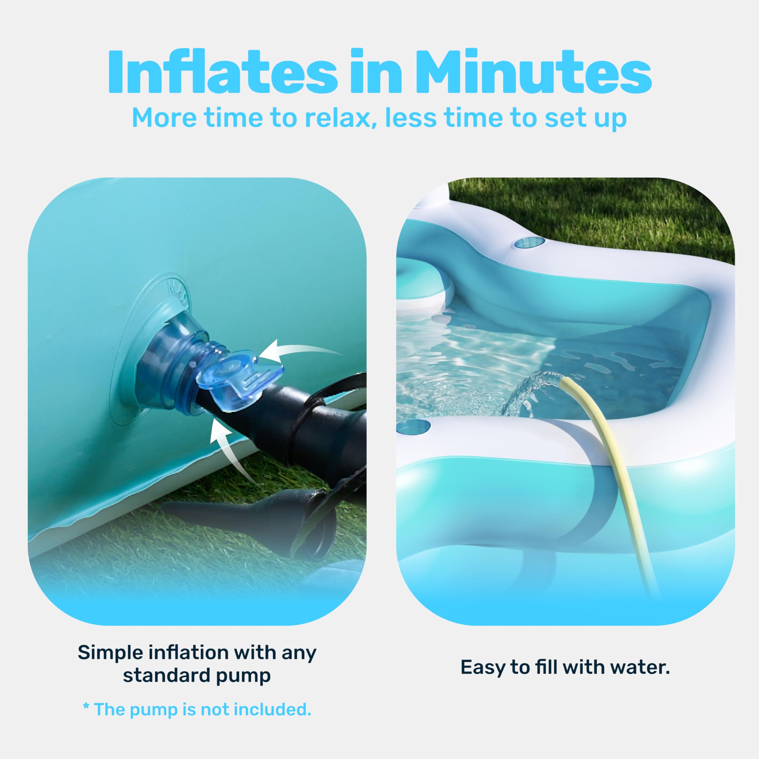 Sloosh material close-up showing UV-resistant texture for long-lasting use