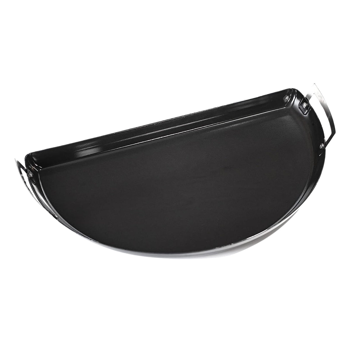 Slow 'N Sear bandeja frontal 22" con borde alto para menos derrames y fácil manejo
