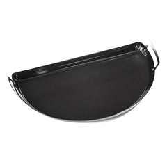 Slow 'N Sear bandeja frontal 22" con borde alto para menos derrames y fácil manejo