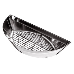 Slow 'N Sear front view showing durable stainless steel and secure fit benefit