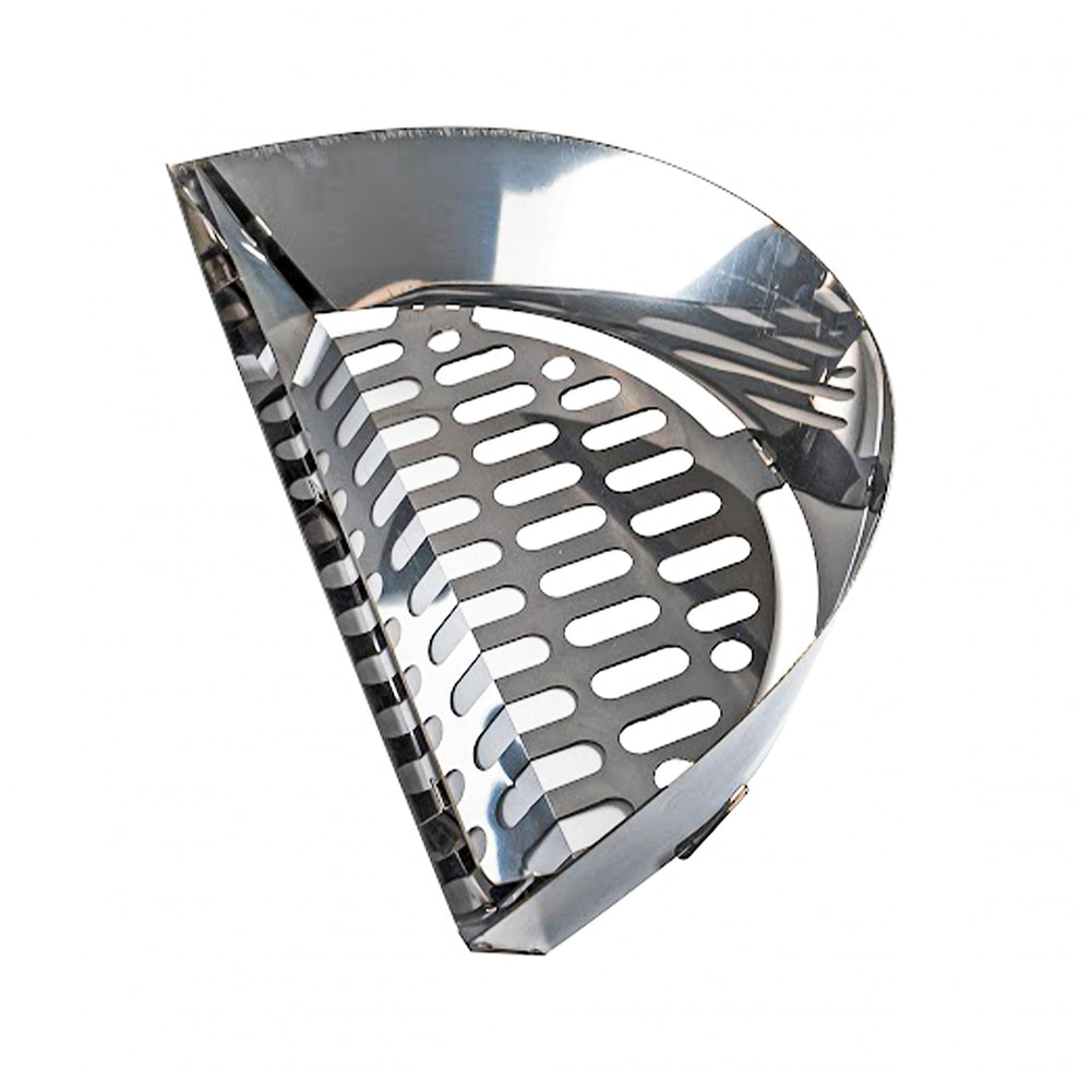 Slow 'N Sear front view of 18" insert showing solid construction and better zone control