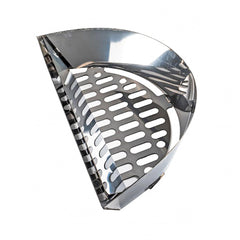 Slow 'N Sear front view of 18" insert showing solid construction and better zone control