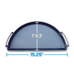 Slow 'N Sear side handle detail showing safe lift and ergonomic grip