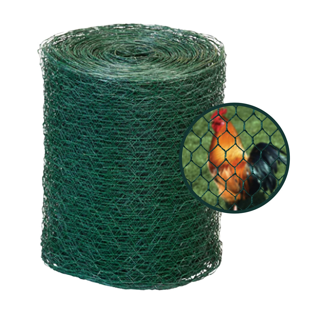 SLS SUPPLY FLORA roll front view showing compact green mesh and length benefit