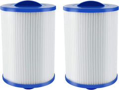 SLSM front view of filter showing pleated Dacron media for better debris capture
